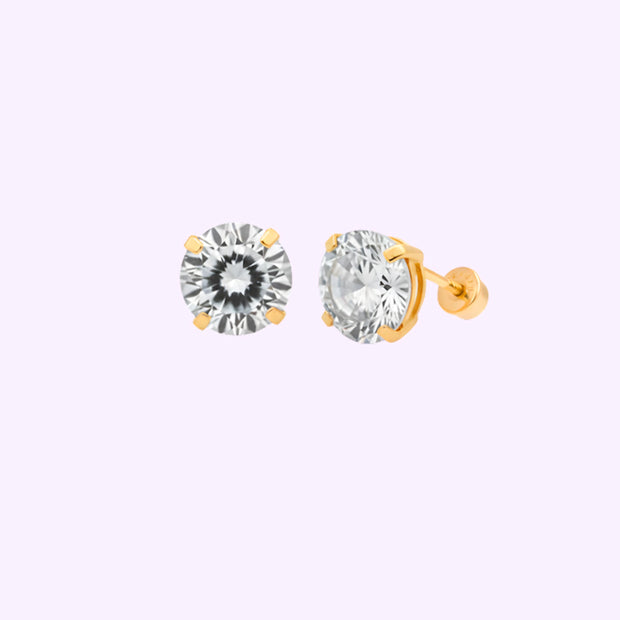 Broquel Recto Oro 10K