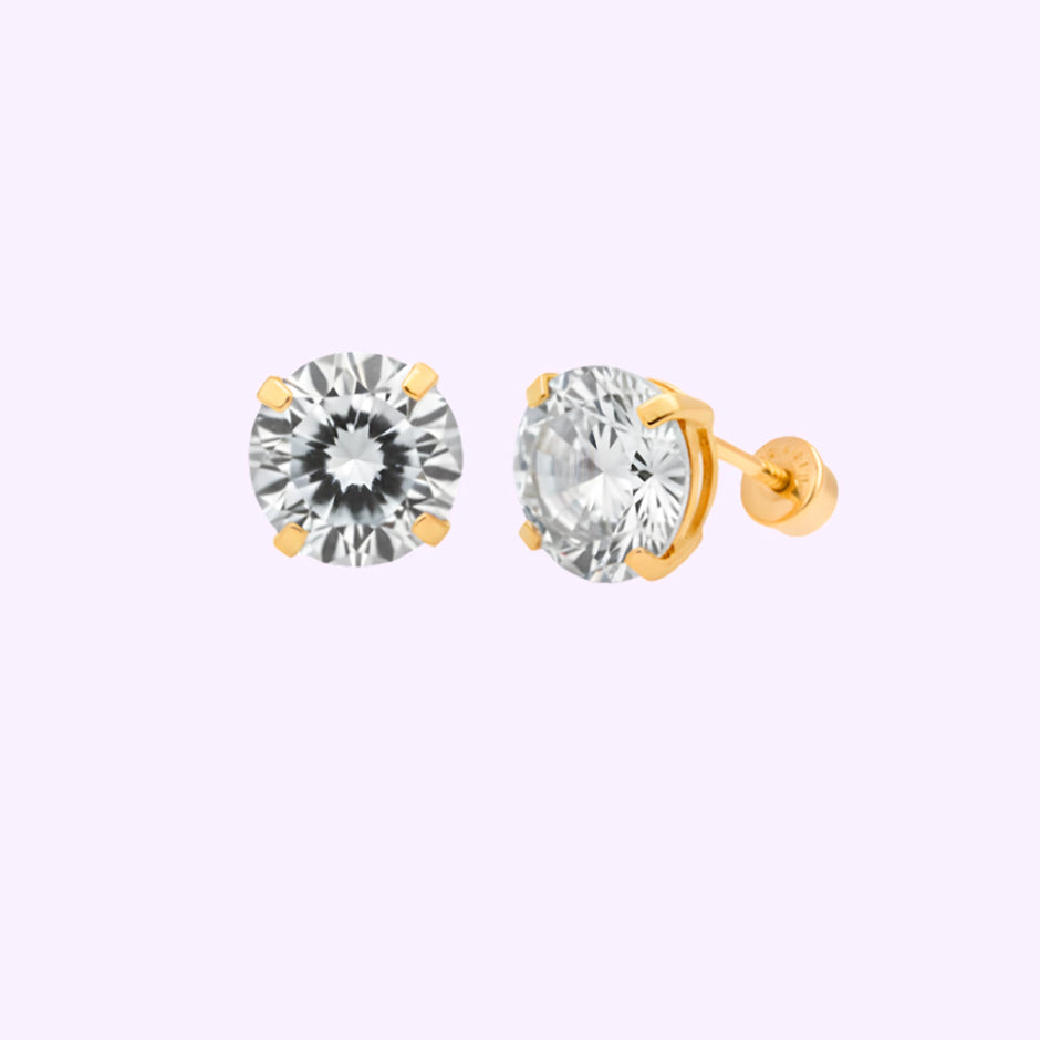 Broquel Recto Oro 10K