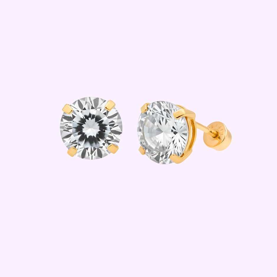 Broquel Recto Oro 10K