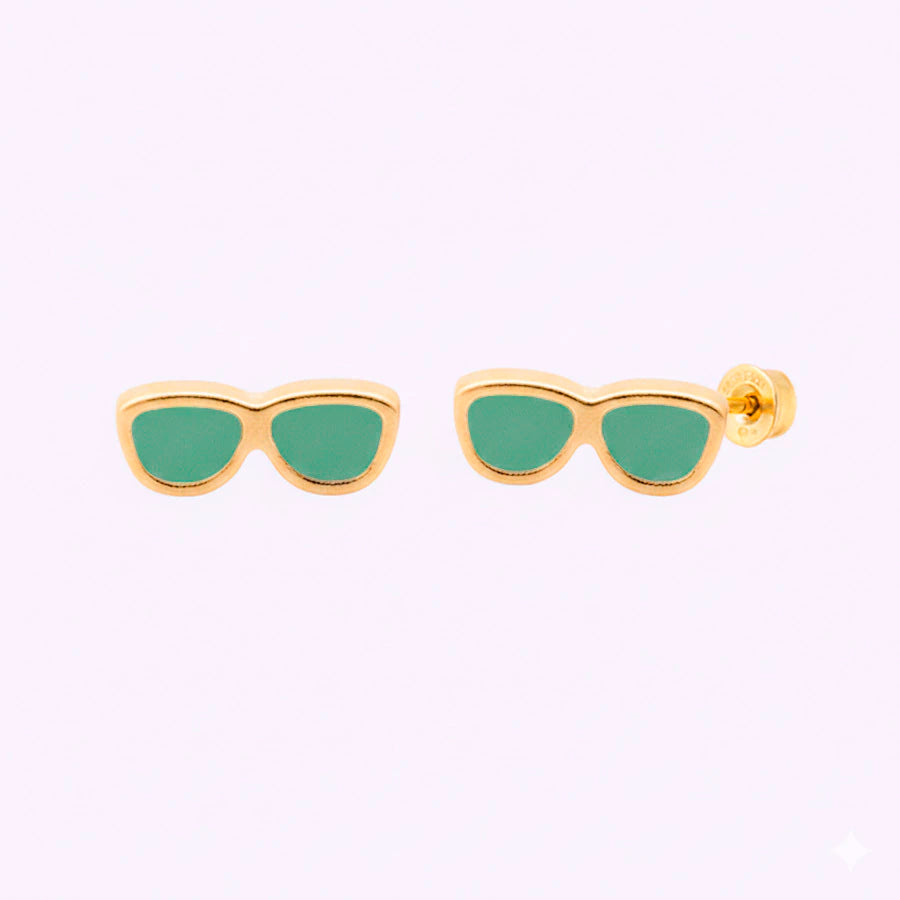 Broquel Lentes De Sol Oro 10K