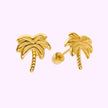 Broquel Palmera Oro 10K