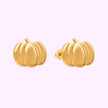 Broquel calabaza Halloween Oro 10K