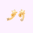 Broquel cometa baby Oro 10K