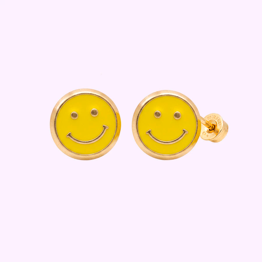 Broquel Happy Face Oro 10K