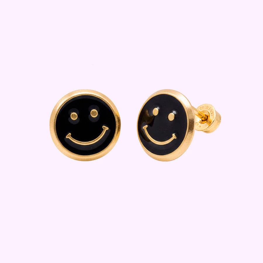 Broquel Happy Face Oro 10K