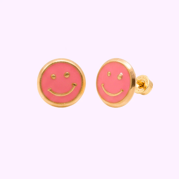 Broquel Happy Face Oro 10K