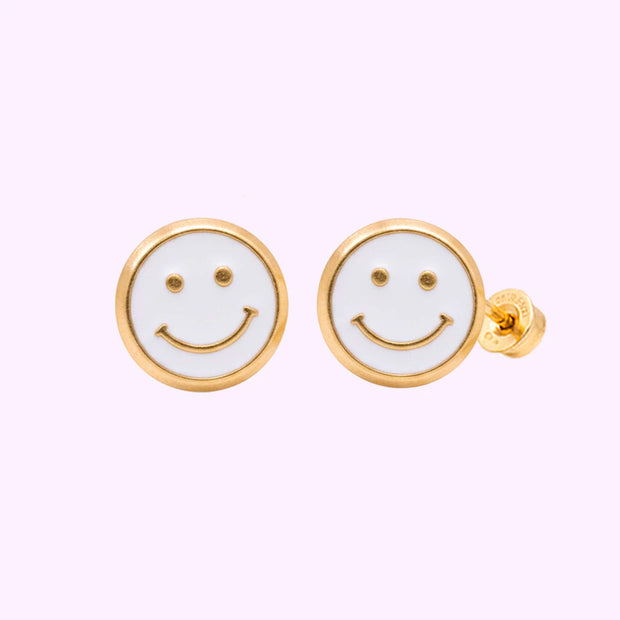 Broquel Happy Face Oro 10K