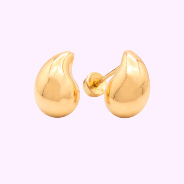 Broquel gota de agua mini Oro 10K