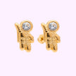 Broquel astronauta Oro 10K