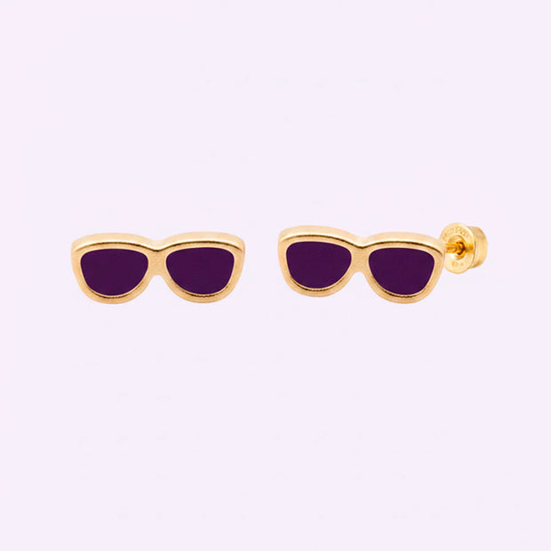 Broquel Lentes De Sol Oro 10K