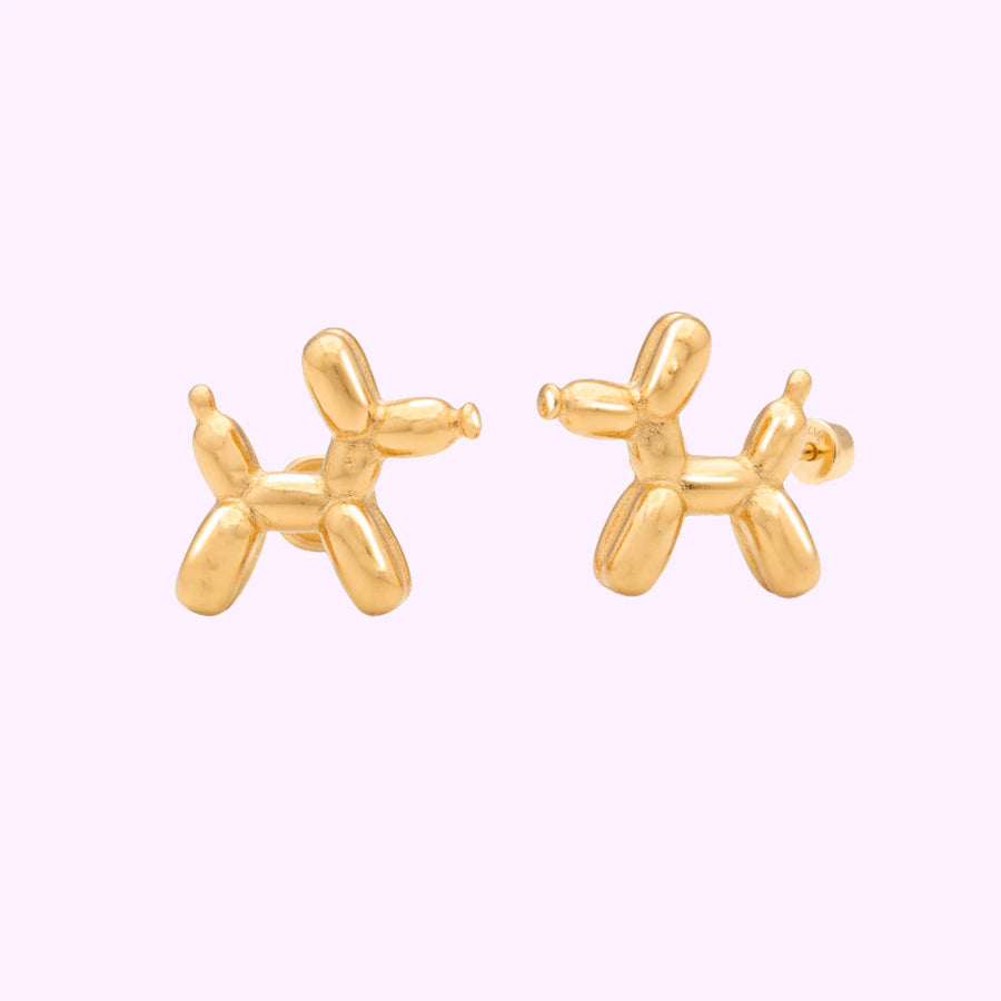Broquel perrito globito Oro 10K
