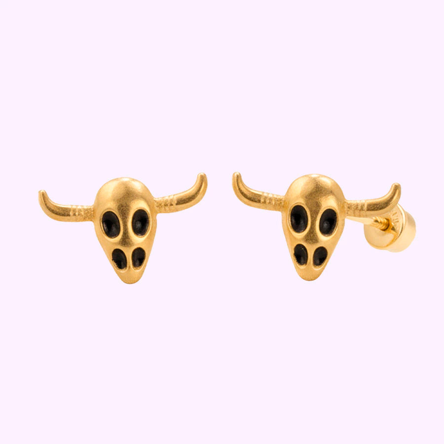 Broquel Toro Oro 10K