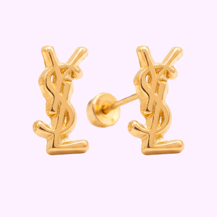 Broquel YSL mini Oro 10K