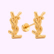 Broquel YSL mini Oro 10K