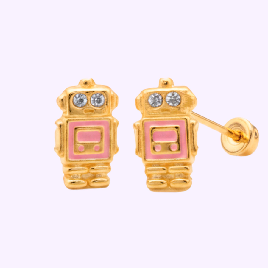 Broquel Robot Oro 10K