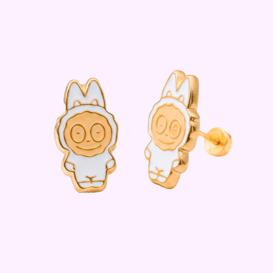Broquel Labubu Oro 10K