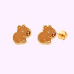 Broquel Capibara Oro 10K