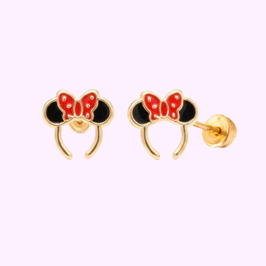 Broquel diadema esmaltada Oro 10K