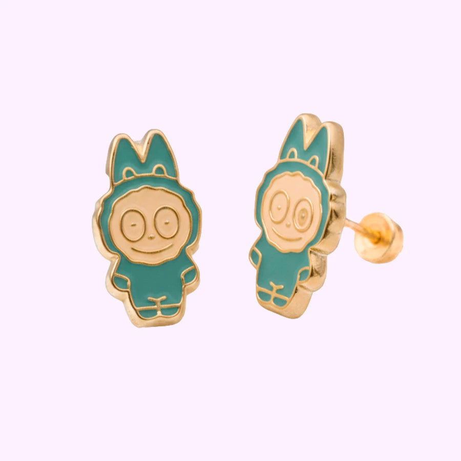 Broquel Labubu Oro 10K