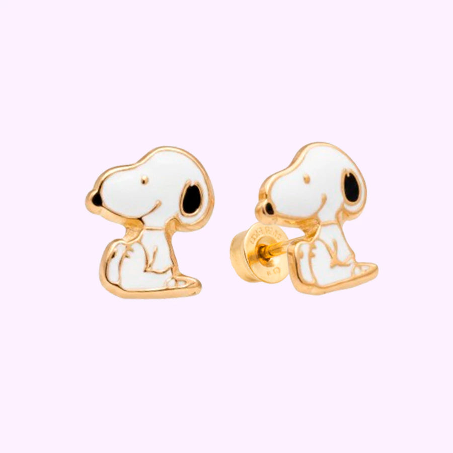Broquel Snoopy Oro 10K