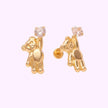 Broquel Osito Gummy Oro 10K