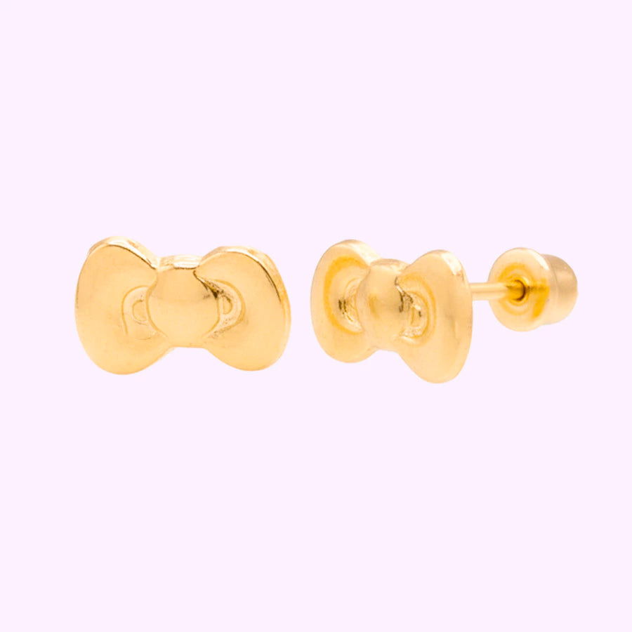 Broquel moño troquelado Hello Kitty Oro 10K