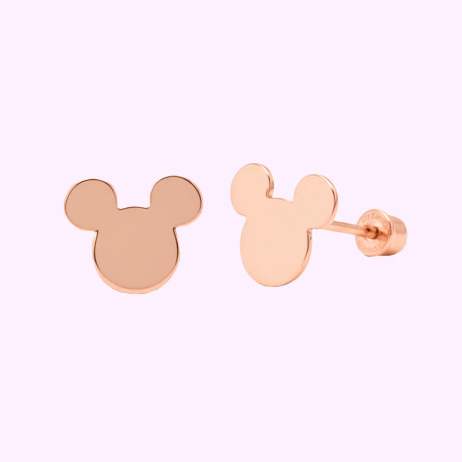 Broquel Rosa Mickey polish Disney Oro 10K