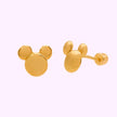 Broquel Mickey bombacho Disney Oro 10K