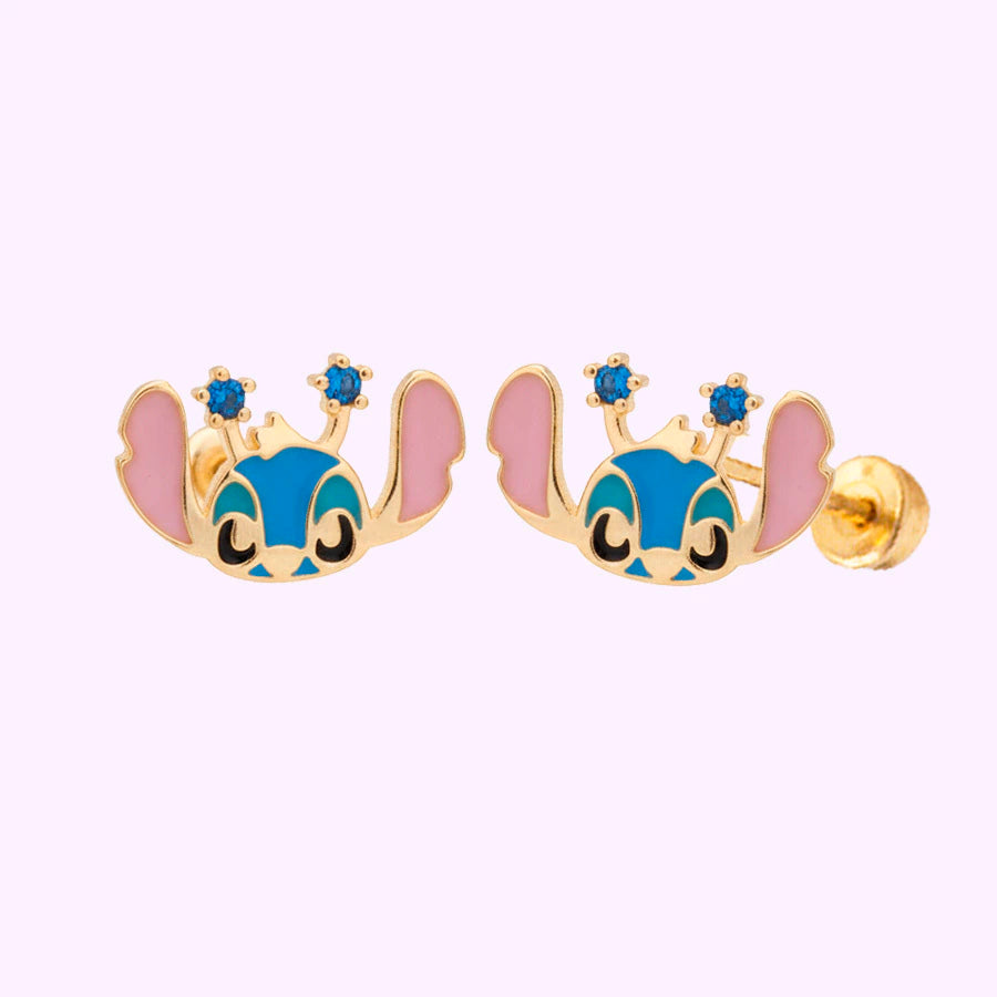 Broquel Baby Stitch Disney Oro 10K