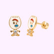 Broquel Forky Toy Story Pixar Oro 10K
