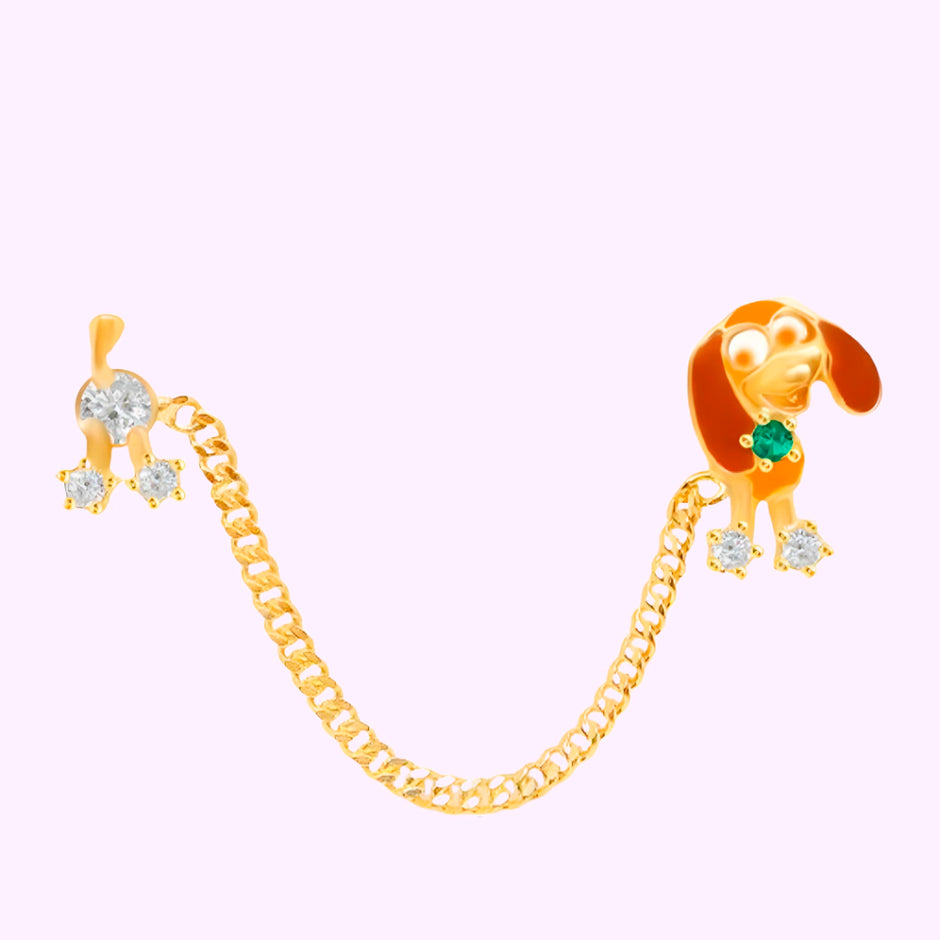 Broquel Slinky Toy Story Pixar Oro 10K