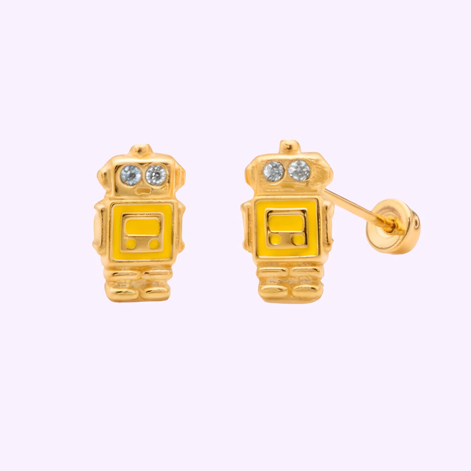 Broquel Robot Oro 10K