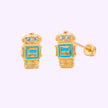 Broquel Robot Oro 10K