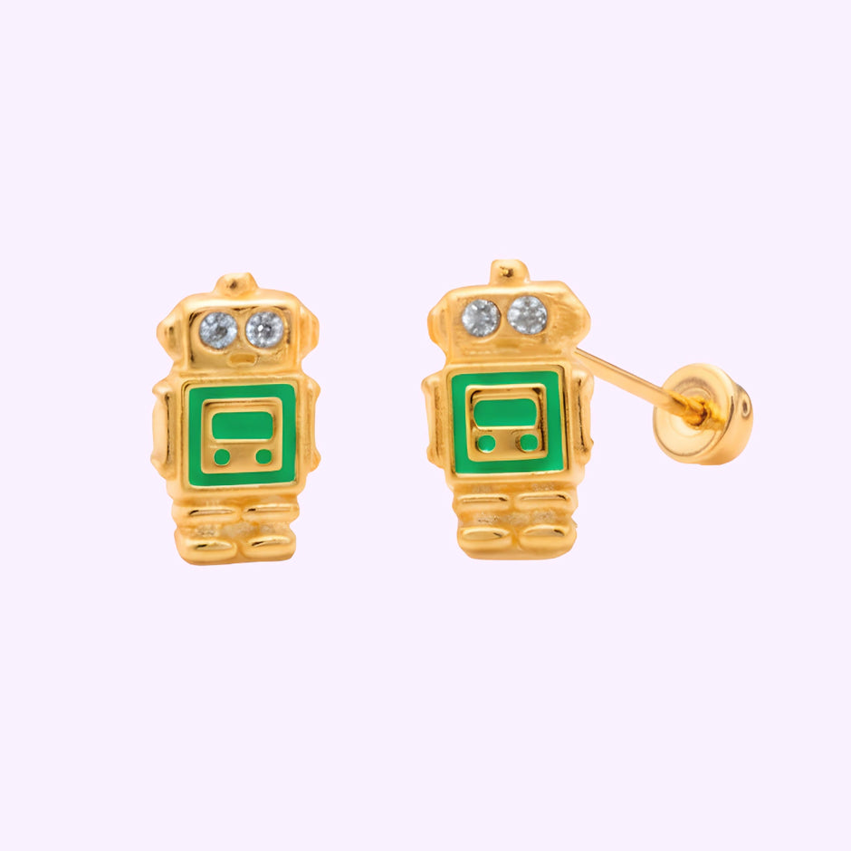 Broquel Robot Oro 10K