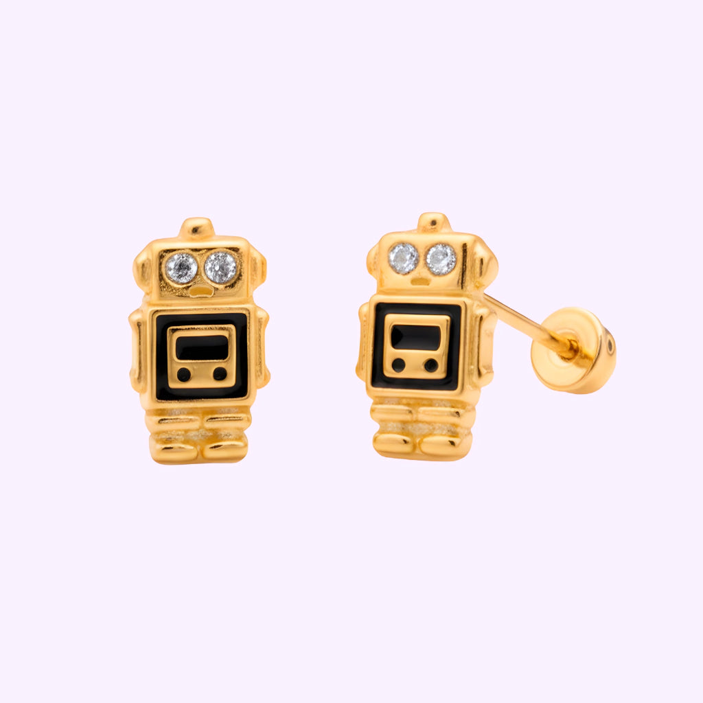 Broquel Robot Oro 10K