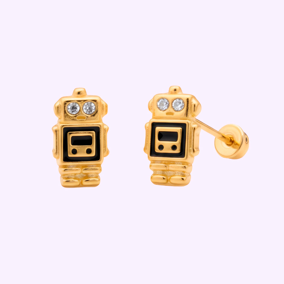 Broquel Robot Oro 10K