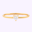 Anillo Solitario promesa de amor Oro 10K
