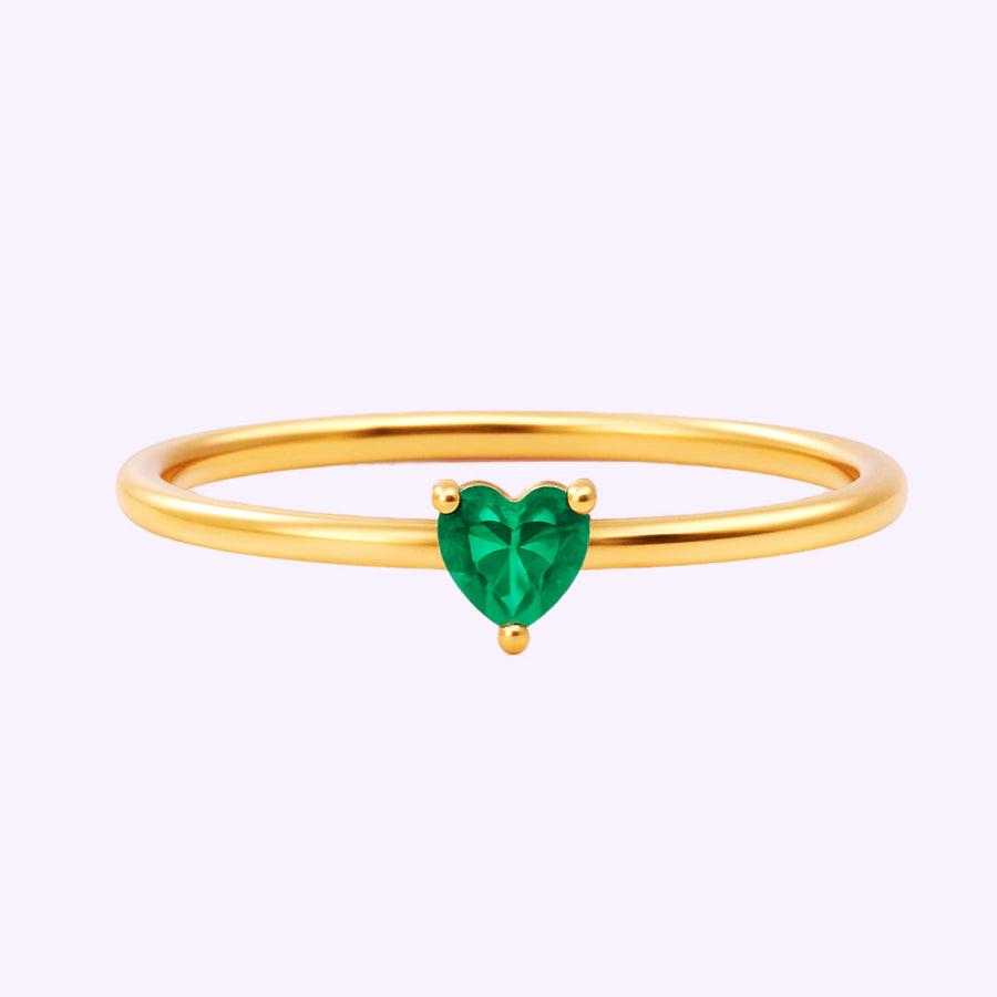 Anillo Solitario promesa de amor Oro 10K