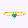 Anillo Solitario promesa de amor Oro 10K