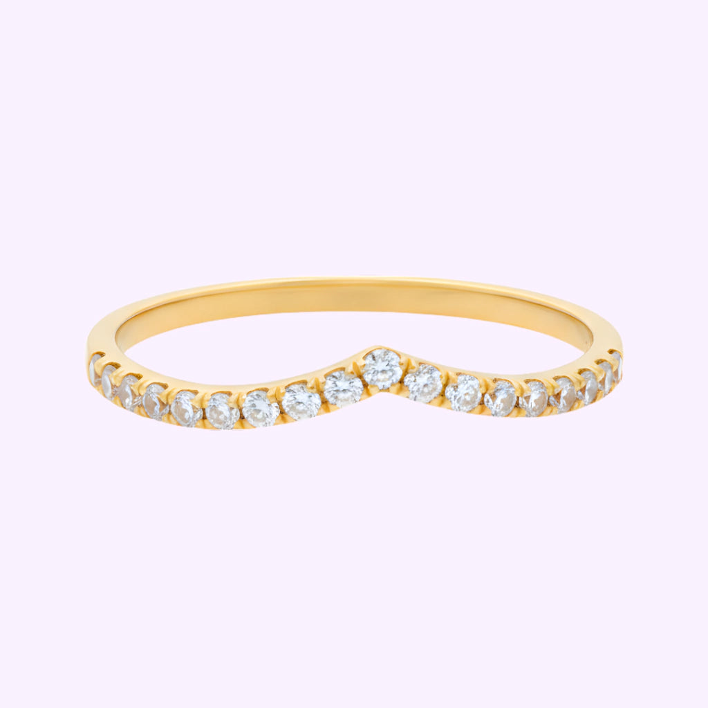 Anillo churumbela Vértice de Amor Oro 10K