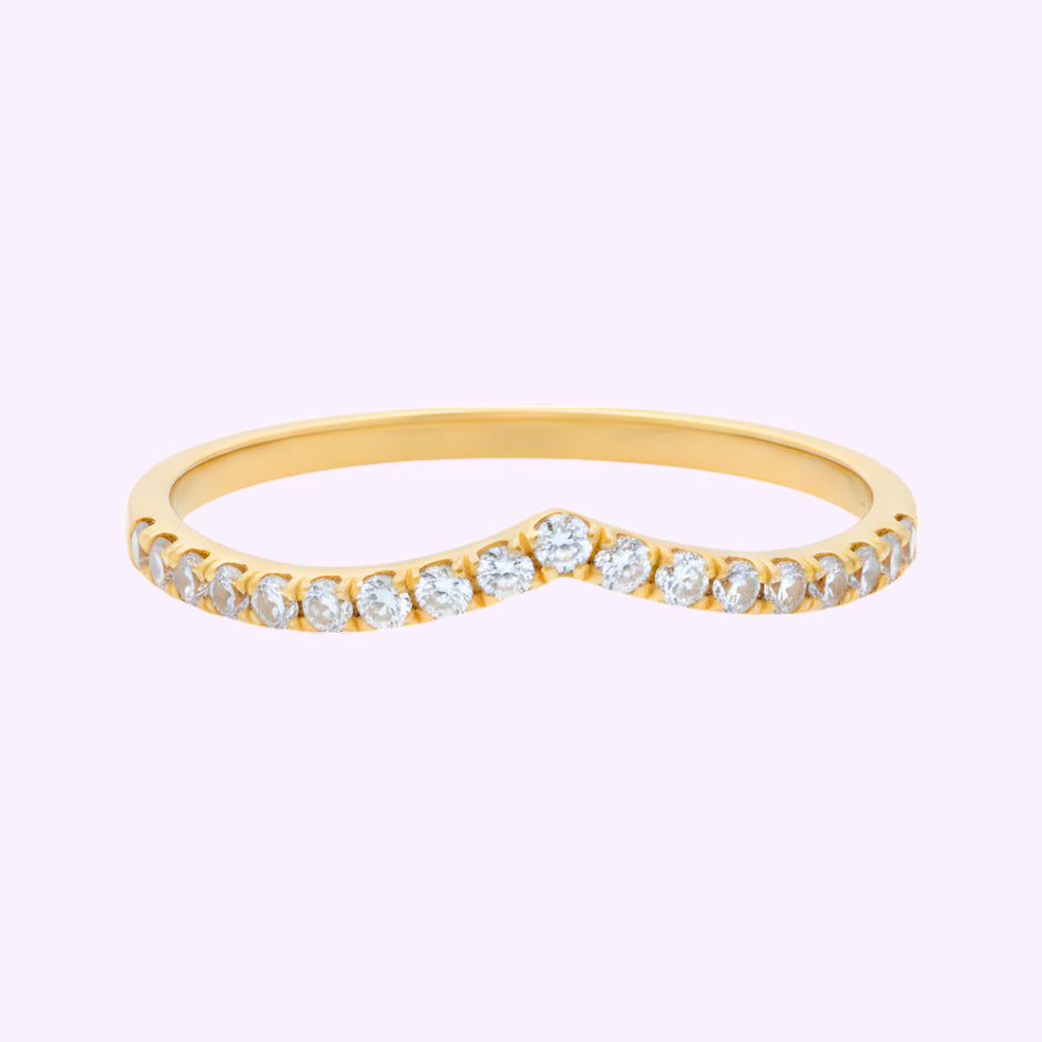 Anillo churumbela Vértice de Amor Oro 10K