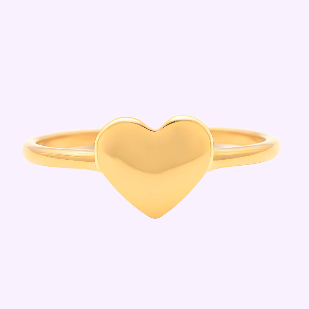 Anillo Corazón esencial Oro 10K