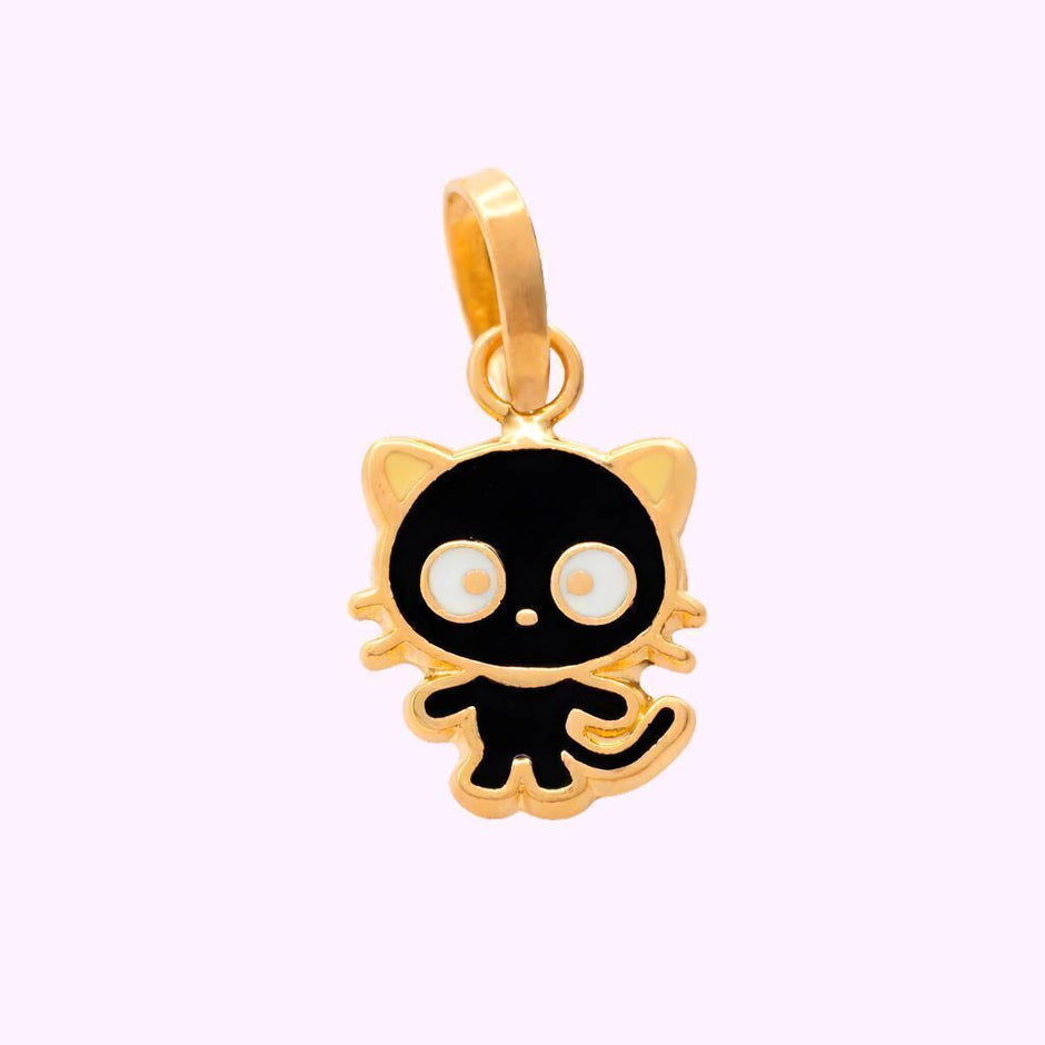 Dije Chococat esmaltado Sanrio Oro 10K