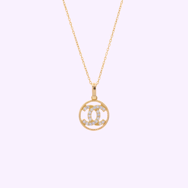 Gargantilla Channel Elegancia Oro italiano 10K