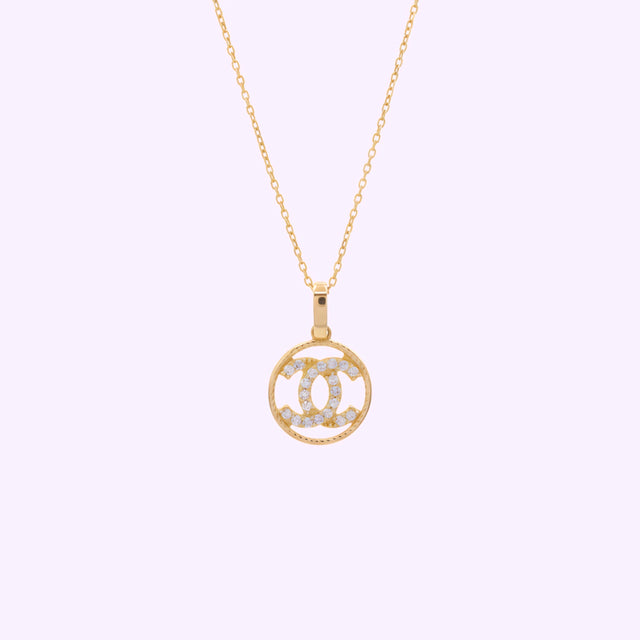 Gargantilla Channel Elegancia Oro italiano 10K