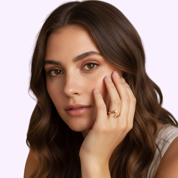 Anillo Abrazo eterno Oro 10K