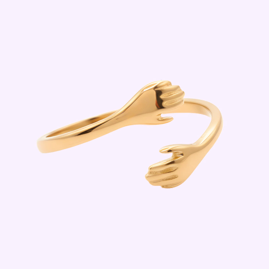 Anillo Abrazo eterno Oro 10K