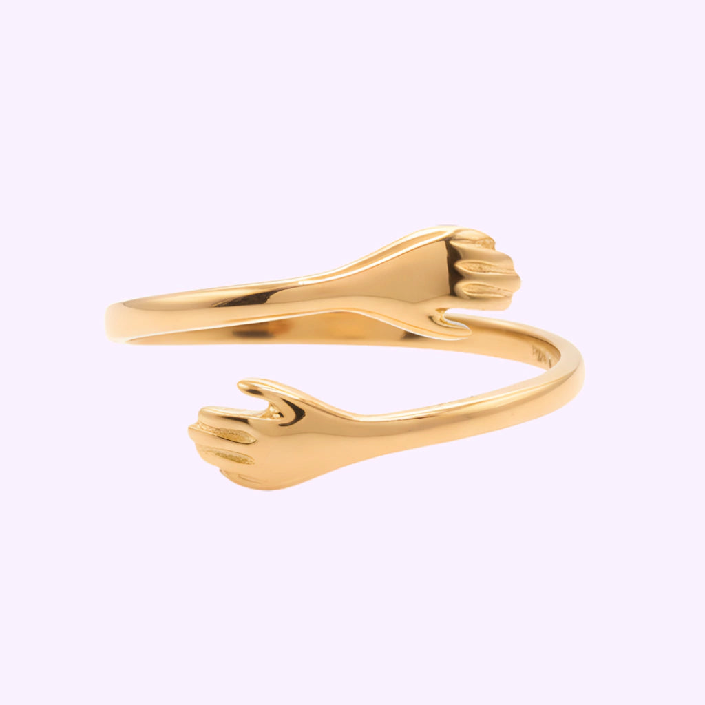 Anillo Abrazo eterno Oro 10K