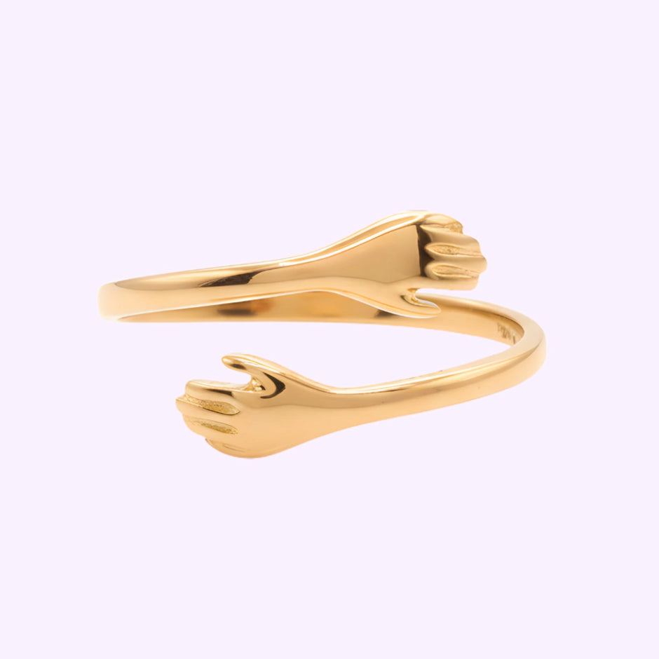 Anillo Abrazo eterno Oro 10K