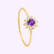 Anillo Roseta Princesa Oro 10K